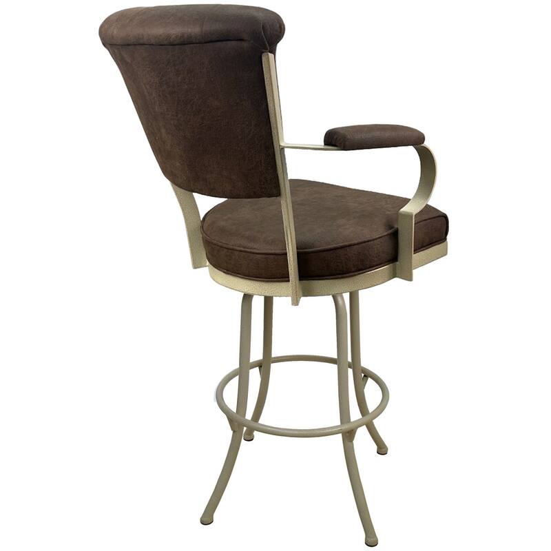 Miami Extra Tall 34" Spectator Metal Bar Stool on Noam Base - 34" Seat Height
