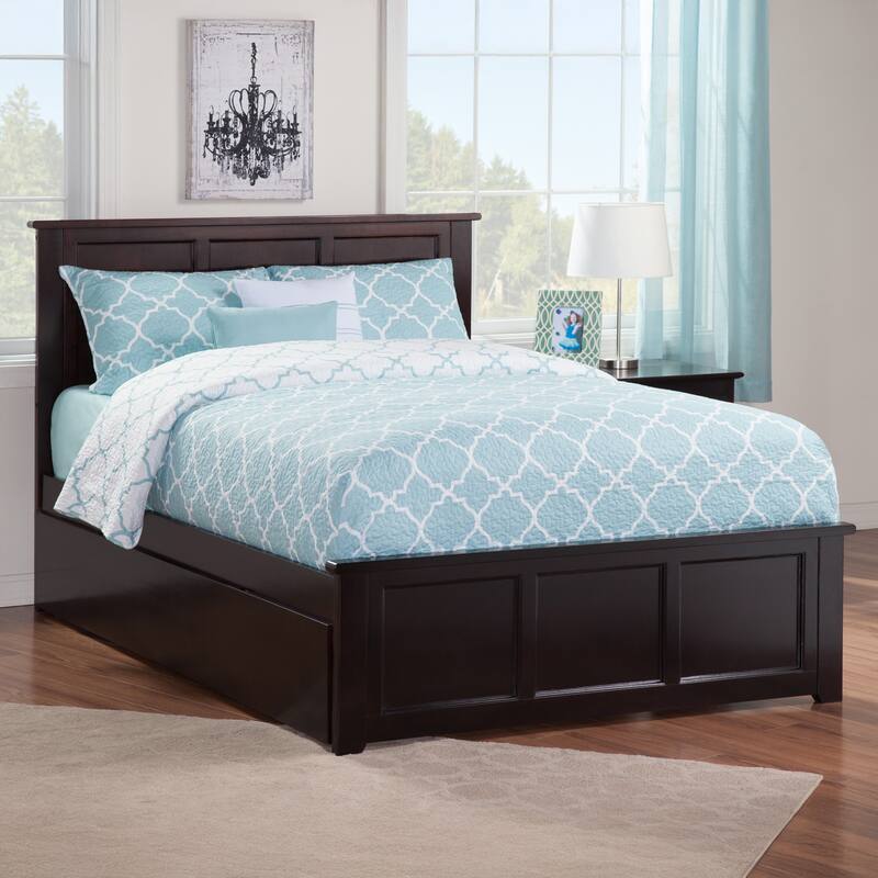 AFI Madison Platform Bed with Matching Footboard & Trundle