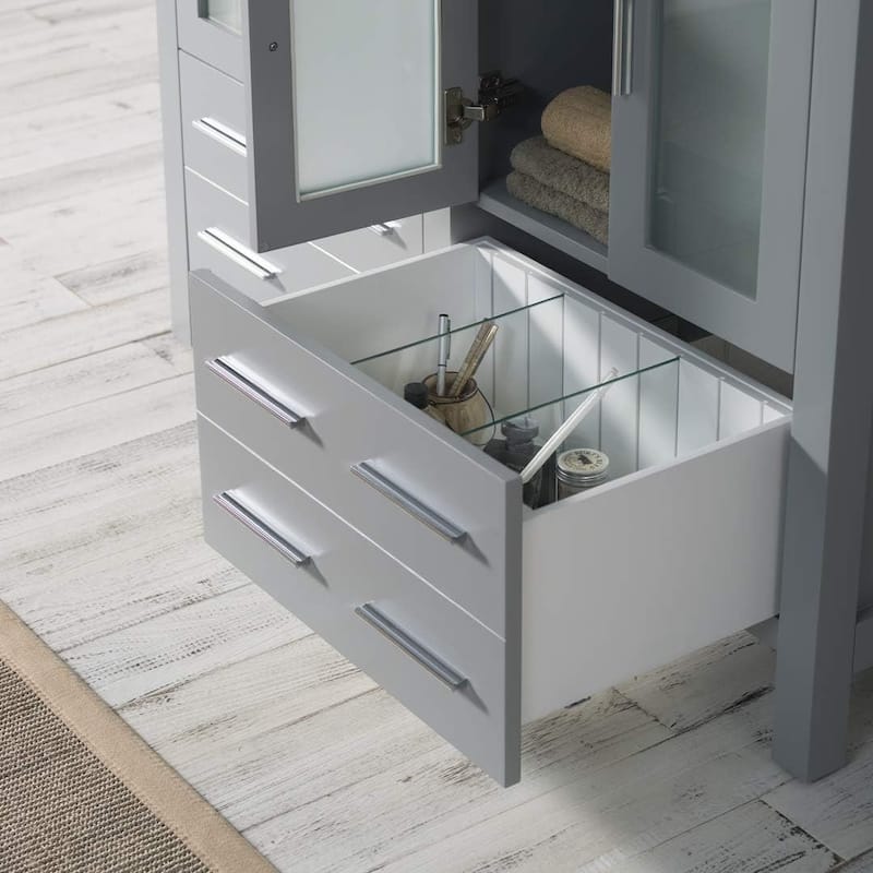 Blossom Sydney 48" Double Bathroom Vanity with Ceramic Sink & Mirrors