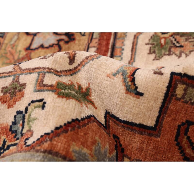 ECARPETGALLERY Hand-knotted Jules Sultane Ivory Wool Rug - 7'11 x 9'8