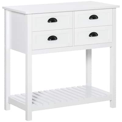 Kitchen Cabinet with 4 Drawers,Coffee Bar Cabinet, Sideboard Buffet Cabinet
