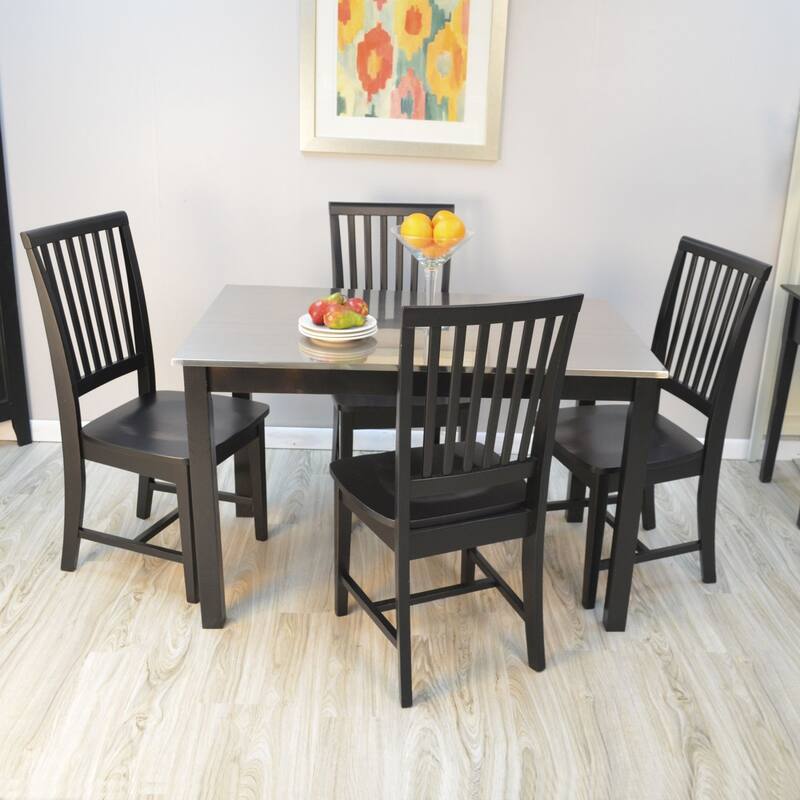 Hand Finished Dining Chair - 39" - Antique Black
