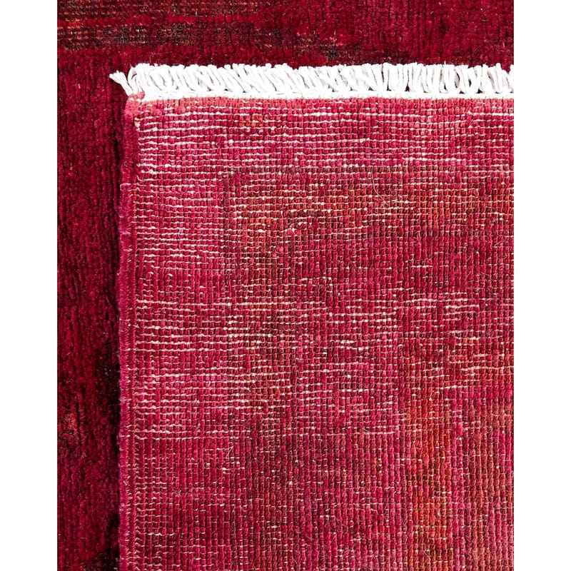 Contemporary Overdyed Wool Hand Knotted Area Rug - 10' 0" x 14' 1"