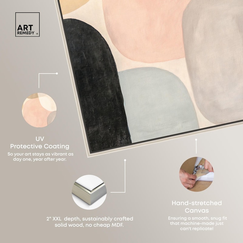 Soft Cubism II Canvas by Art Remedy