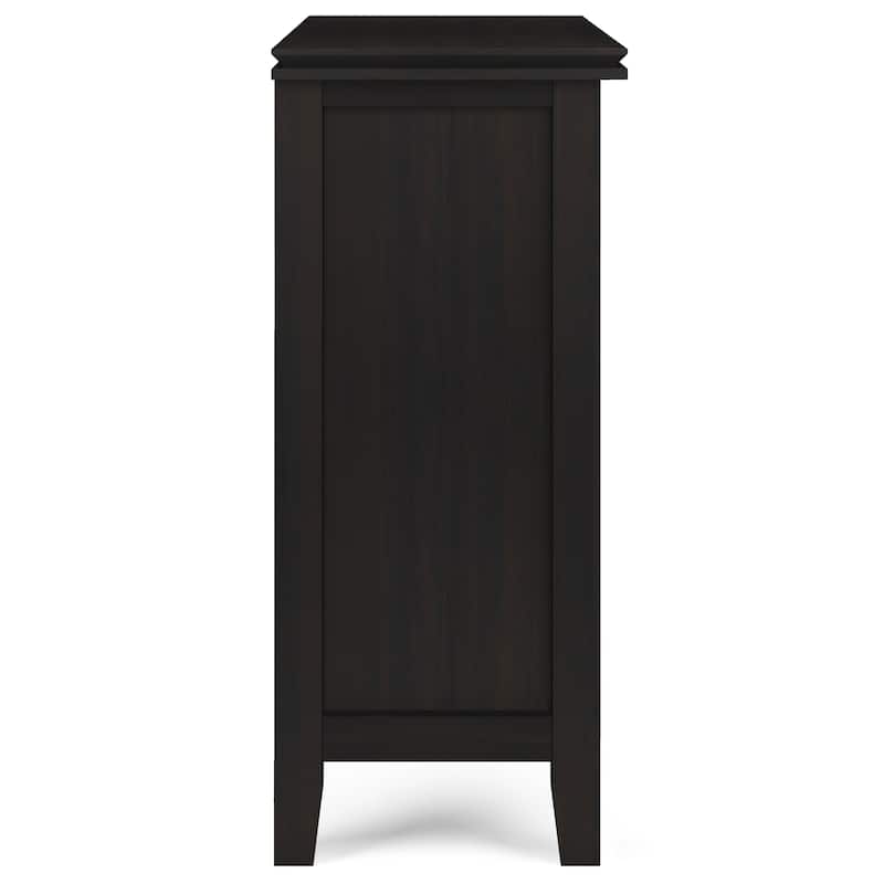 WYNDENHALL Stratford SOLID WOOD 30 inch Wide Low Storage Cabinet - 30"w x 14"d x 31" h