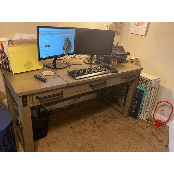 Aldwin Gray Home Office Lift Top Desk Overstock 28997252
