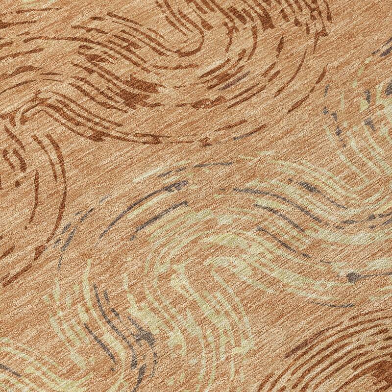 Machine Washable Indoor/ Outdoor Modern Ari Chantille Rug