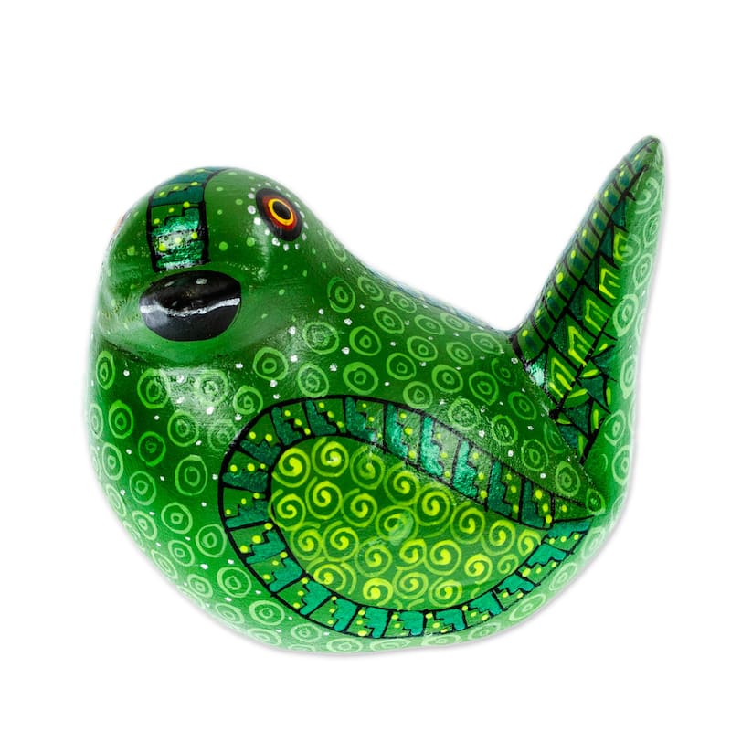 Novica Handmade Mockingbird Of Luck Wood Alebrije Figurine