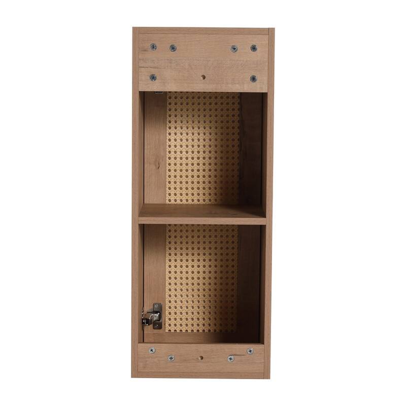 MEDUNJESS Bathroom Side Cabinet, Float Mounting Design