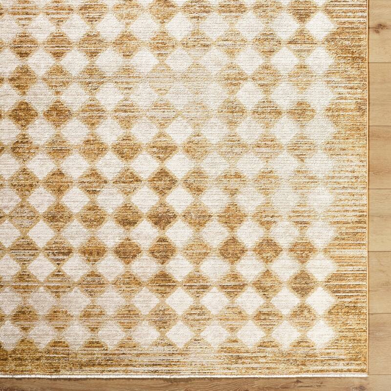 Galey Alix x Livabliss Myrtle Avenue V Vintage Checkerboard Area Rug