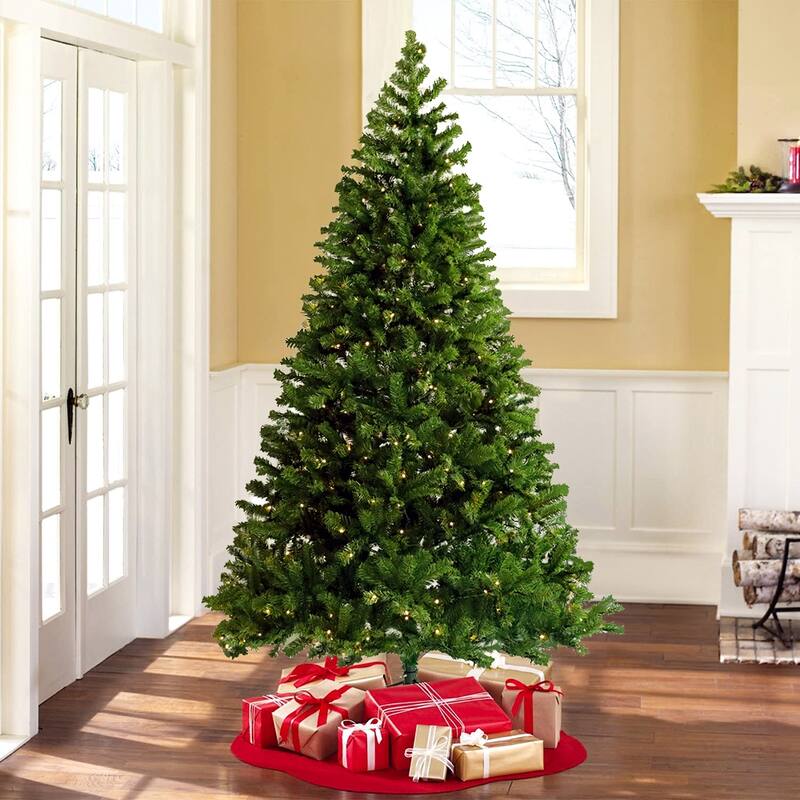 6FT Artificial Christmas Tree for Home, Party Decoration w/ Lights - 6 Foot - Green