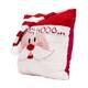 Glitzhome 14"L Hooked 3D Christmas Pillow