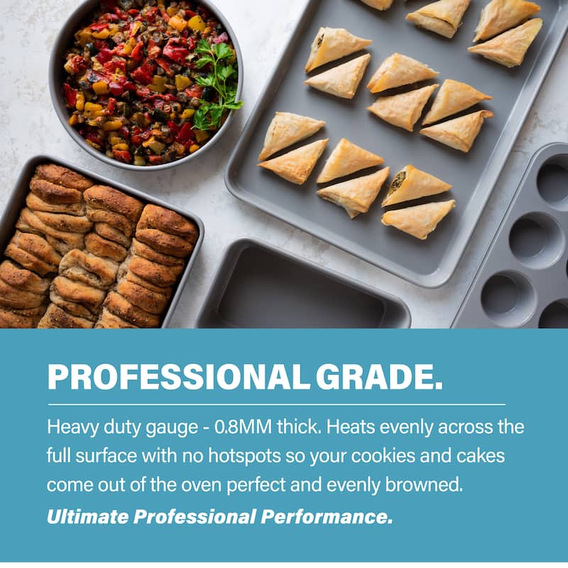 Gotham Steel Pro Grey 5 Piece Nonstick Bakeware Set