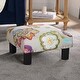 preview thumbnail 126 of 130, The Curated Nomad Performance Fabric Stardust Square Upholstered Footstool Ottoman