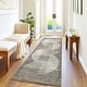preview thumbnail 28 of 31, Garvee Washable Semicircle Geometric Stripes Area Rug 2'x6' - Brown