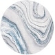 preview thumbnail 47 of 46, SAFAVIEH Orchard Ayala Modern Abstract Rug 5' Round - Grey/Blue - Round