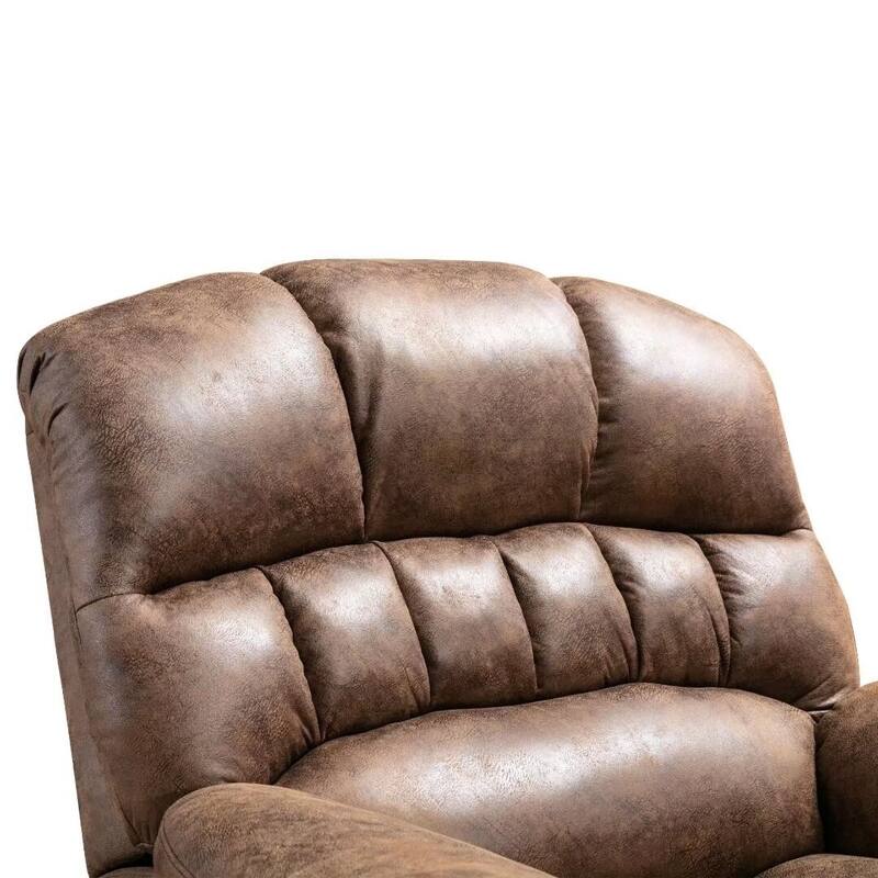 Ebello Microsuede Power Lift Recliner Sofa with Massage Chair