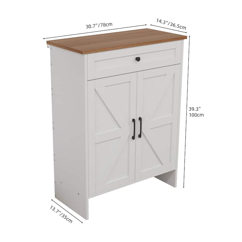 Moasis Shoe Storage Cabinet with Drawers Entryway Shoe Storage