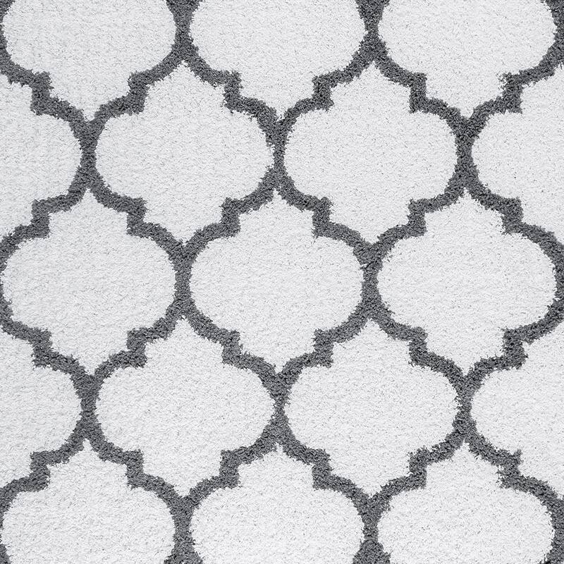 Joy Shag Moroccan Geometric Indoor Area Rug