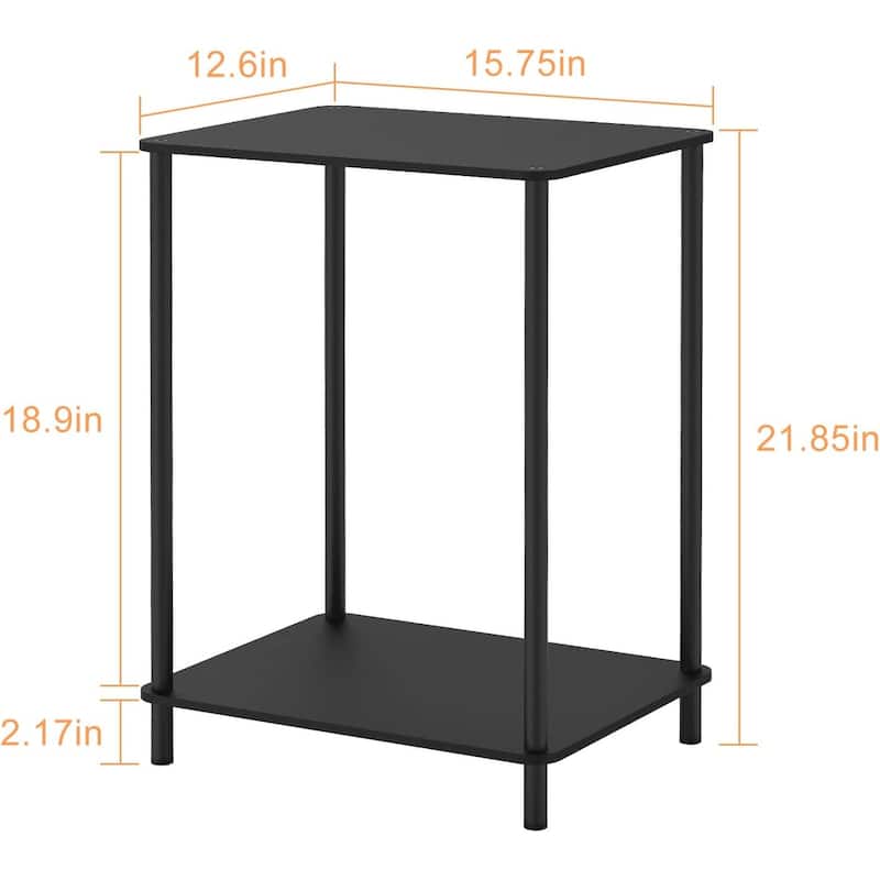 Small End Tables Living Room Set of 2