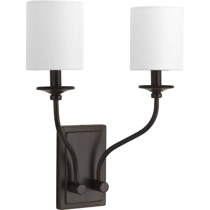Progress Lighting Bonita 2 Light 17" Tall Wall Sconce - Antique Bronze