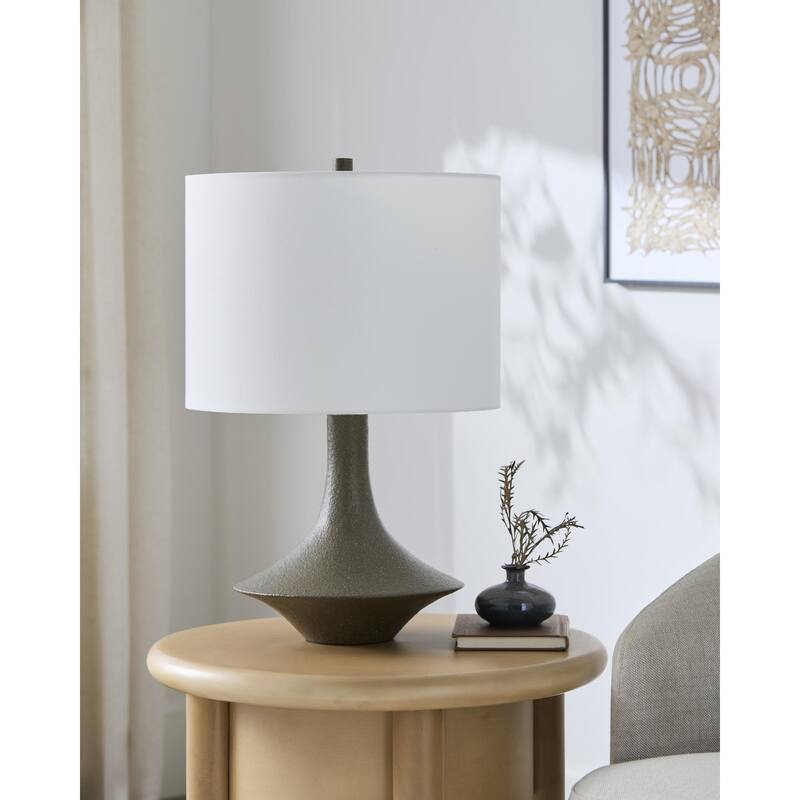 Livabliss Bryant Modern Accent Table Lamp - 23"H x 15"W x 15"D - Brown