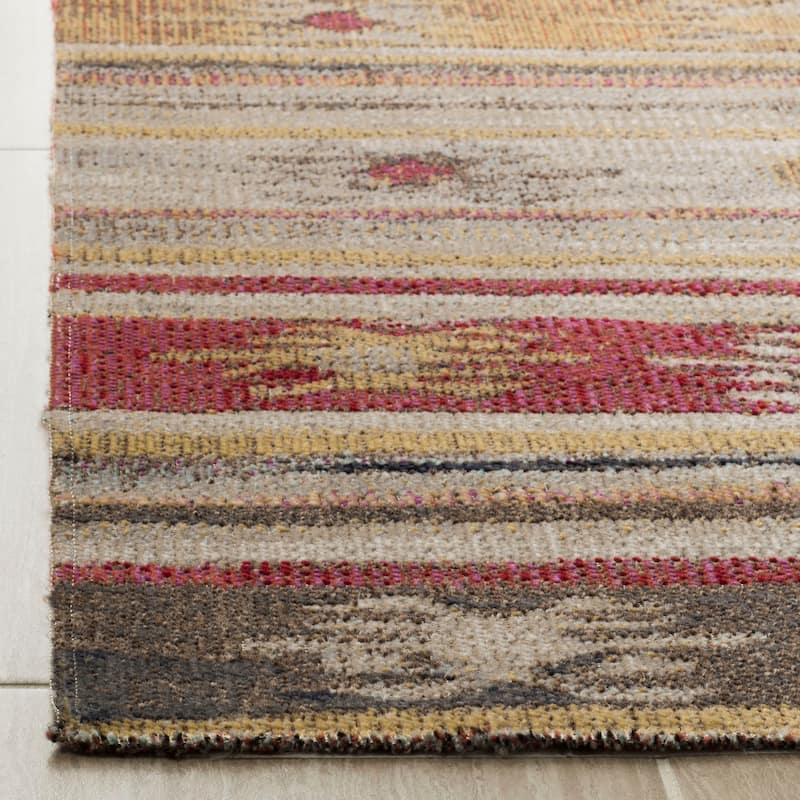 SAFAVIEH Montage Framhild Indoor/ Outdoor Waterproof Patio Backyard Rug