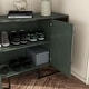 preview thumbnail 12 of 12, Furniture of America Hannah Modern Fluted Sage Green 2-Shelf Dining Buffet Cabinet