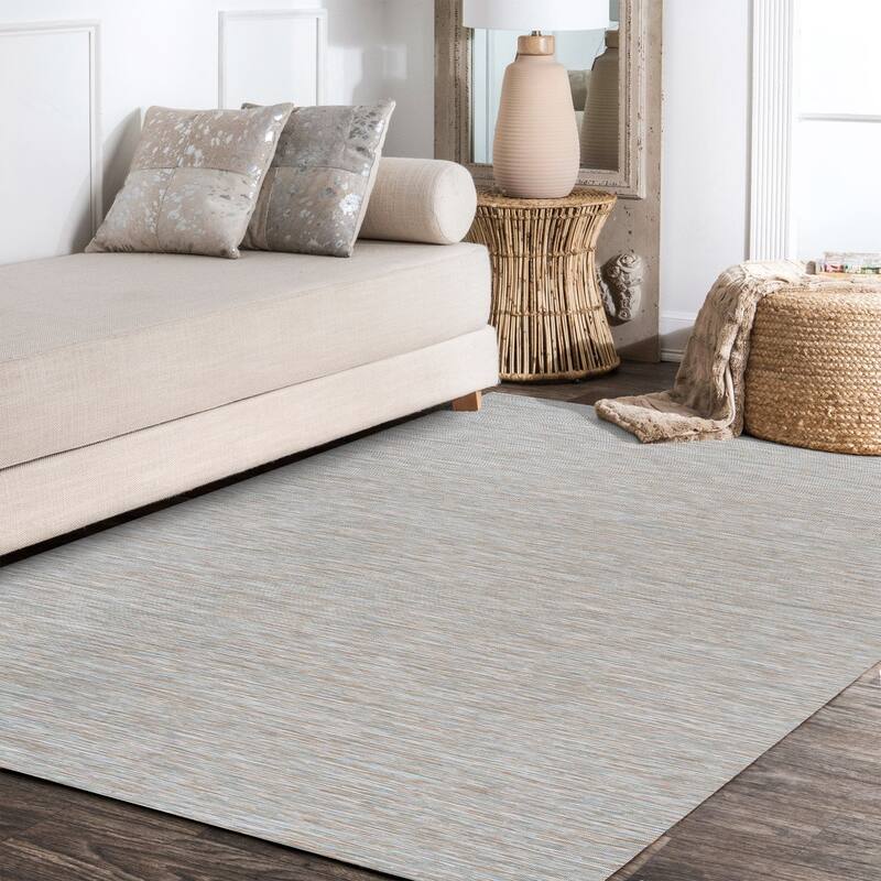 JONATHAN Y Bo Modern Flatweave Solid Area Rug