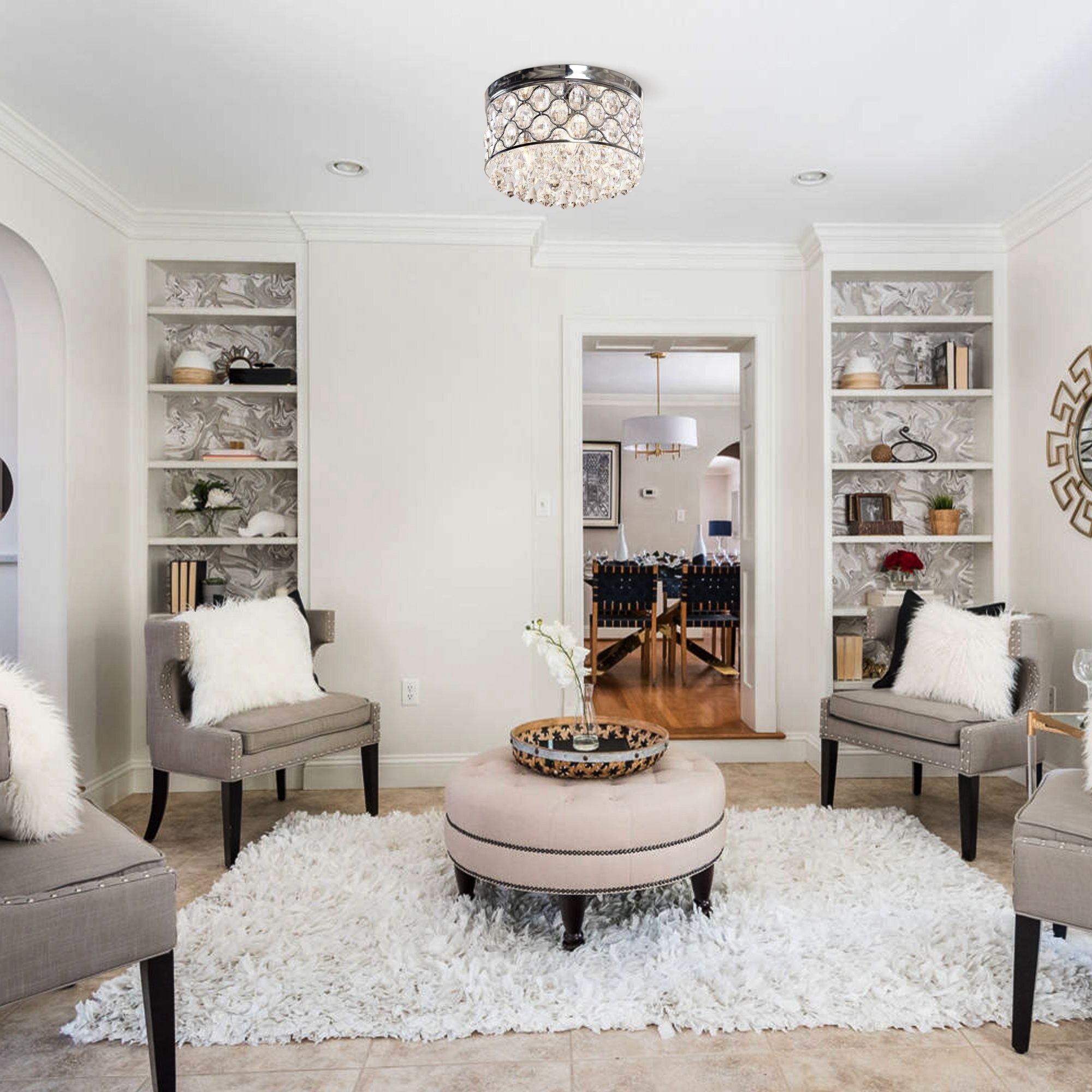 Ceiling Mount Chandelier Light Fixture