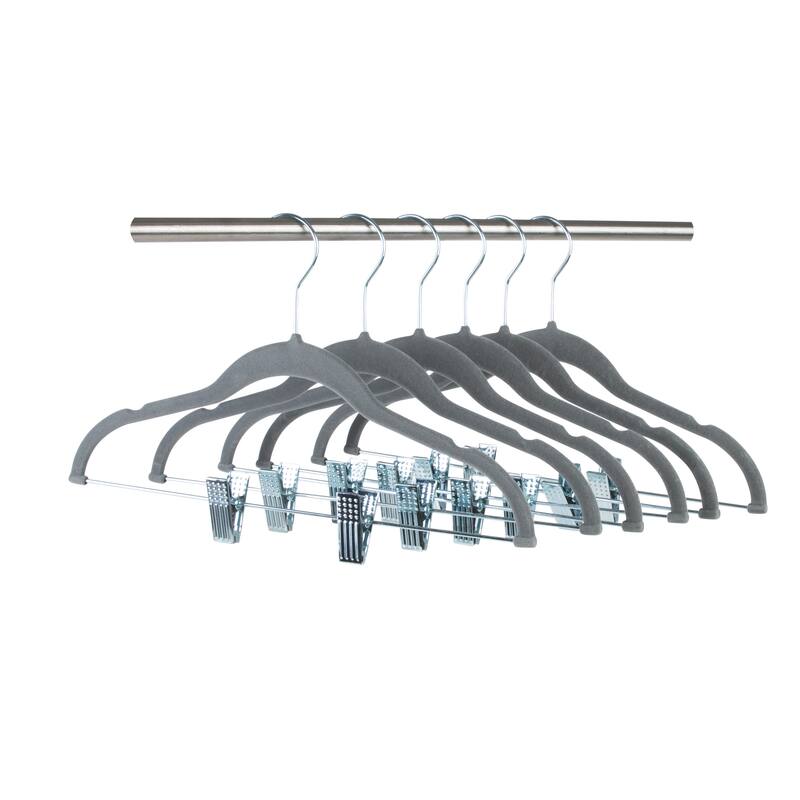 Simplify 24 Pack Children's Velvet Hangers