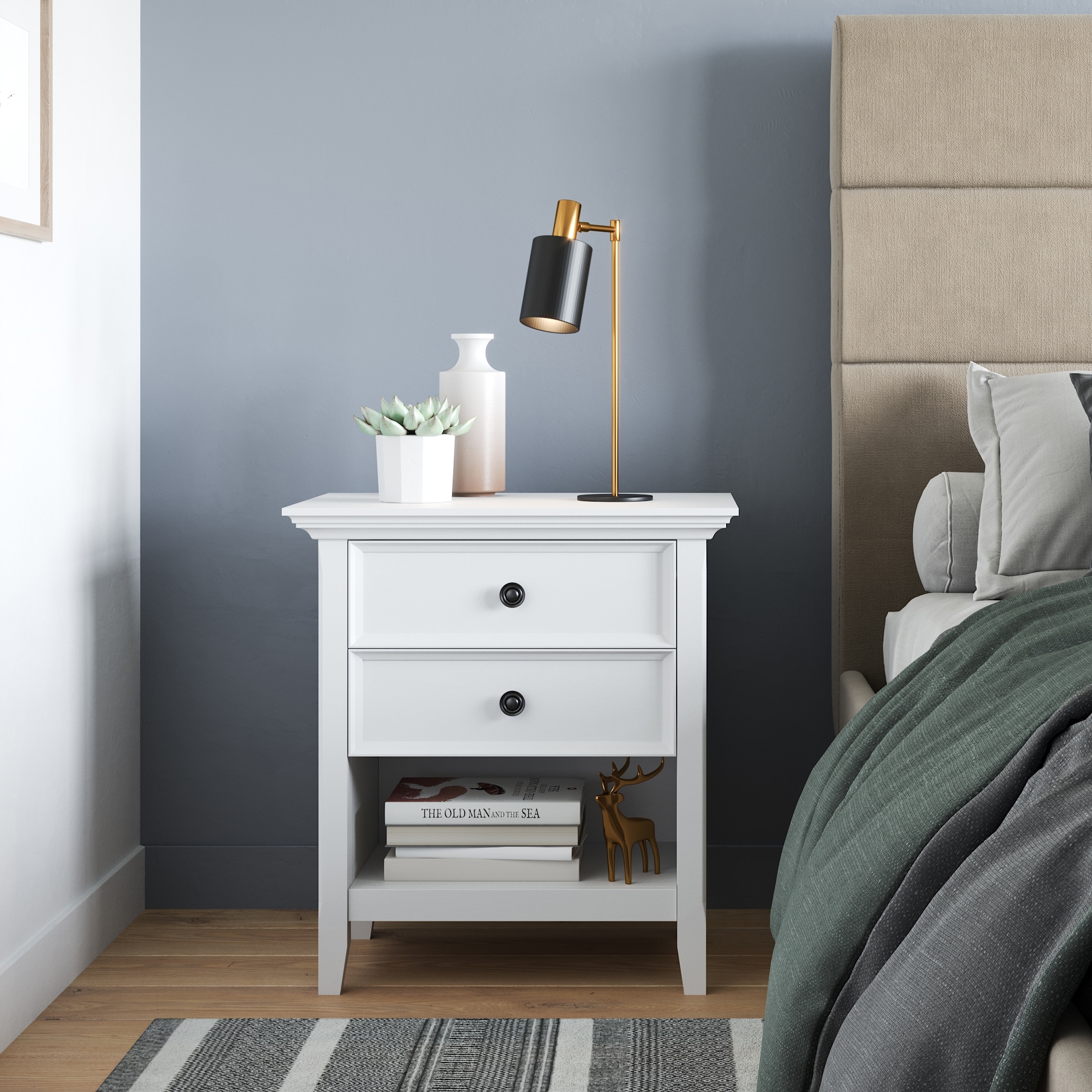 24 inch sales nightstand with drawers