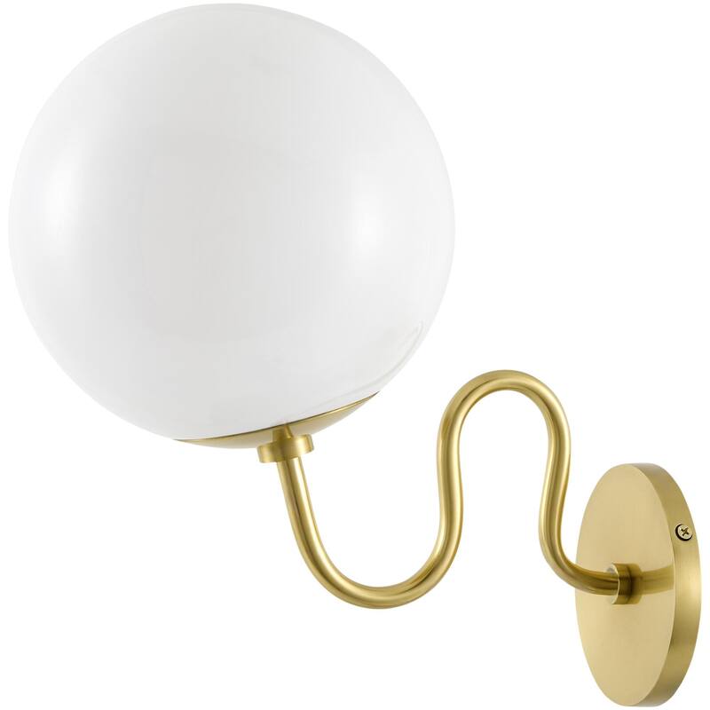 Livabliss Lunavia Modern Wall Sconce - Brass