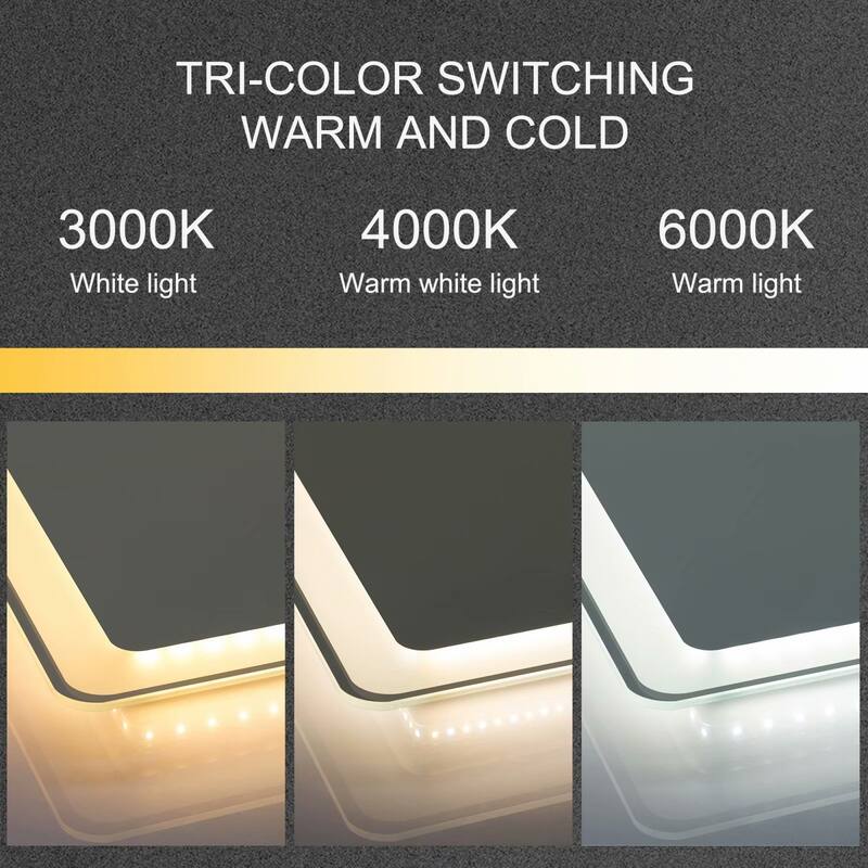 chic Smart Backlit LED Illuminated Fog-free Vanity Mirror