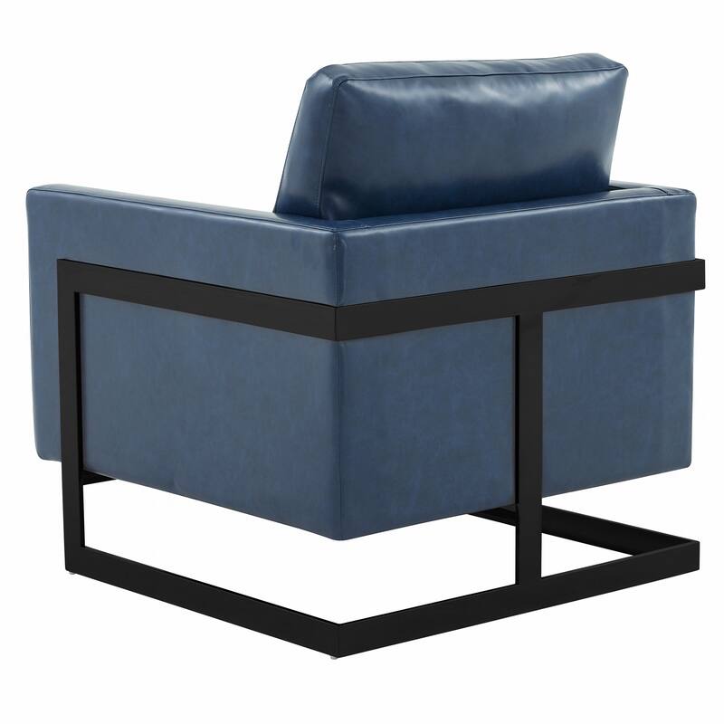 Lincoln Upholstered Velvet Single-Seater Sofa Fabric Accent Chair in Stainless Steel with Removable Cushions - 35"