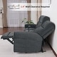 preview thumbnail 111 of 118, MCombo 64.6" Wall Hugger Power Loveseat Fabric Recliner Sofa with USB Ports
