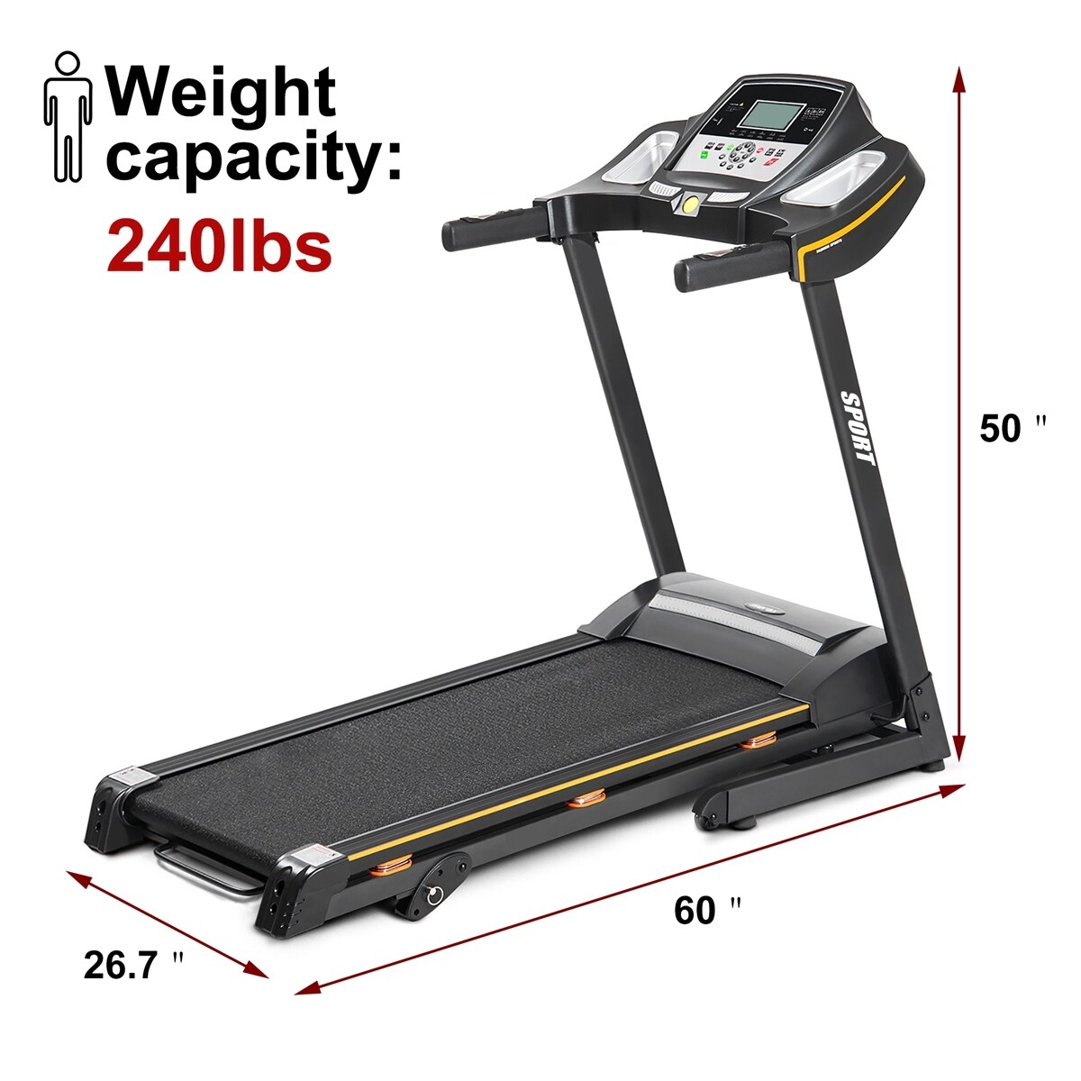 Incline sales folding treadmill