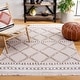 preview thumbnail 4 of 64, SAFAVIEH Augustine Russanka Rustic Trellis Fringe Rug 8' x 10' - Ivory/Beige - Rectangle