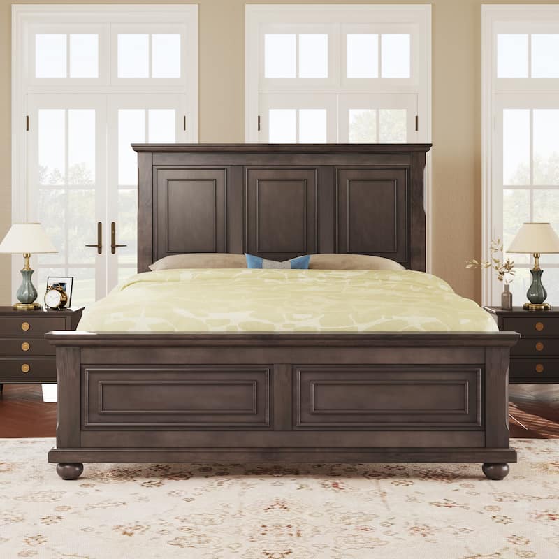 Traditional Town and Country Style Pinewood Vintage Bed Frame