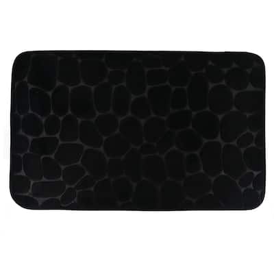 Memory Foam Bath Mat Pebble Design 32x20