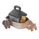 preview thumbnail 2 of 4, Lambs & Ivy Baby Noah Interactive Plush Boat/Ark with Stuffed Animal Toys