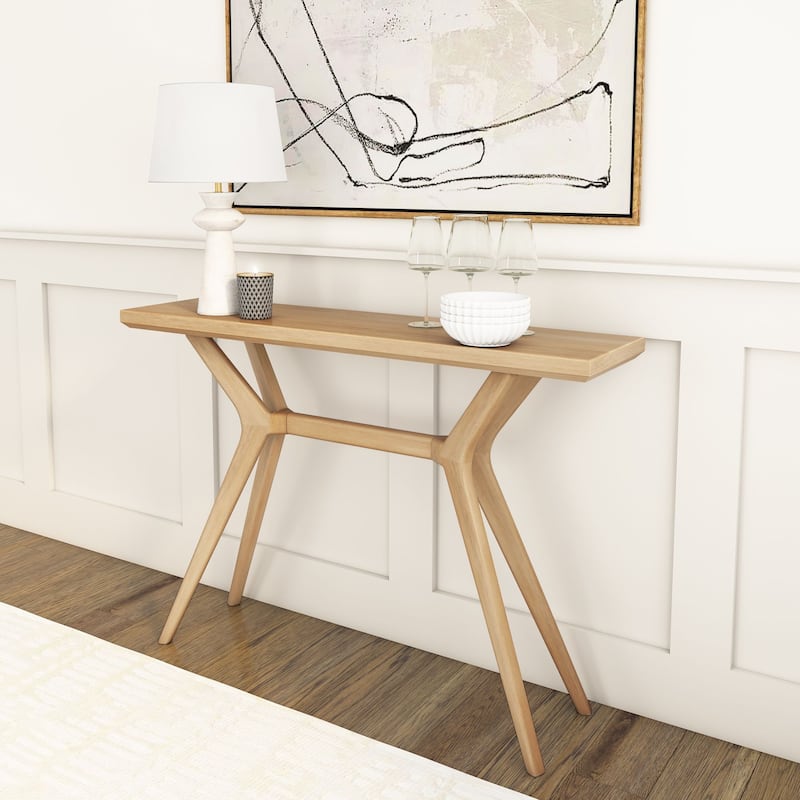 Plank and Beam Verso Cross Leg Console Table - 46