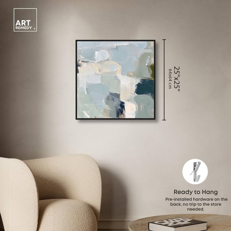 Seafoam and Sand II Canvas by Art Remedy