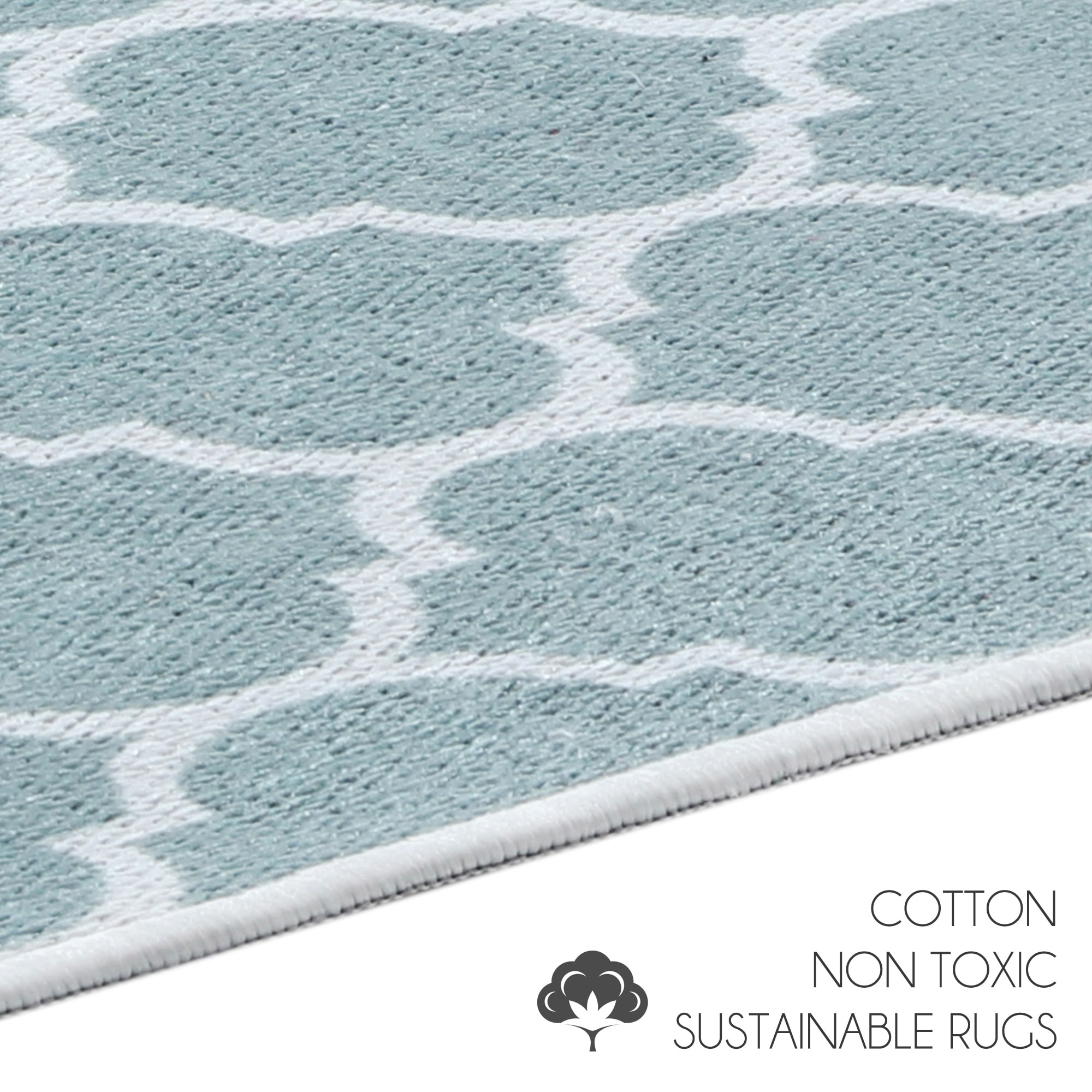 SussexHome Non-skid Ultra-thin Blended Cotton Runner Rug - 20 x 59 - On  Sale - Bed Bath & Beyond - 32433191