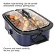 preview thumbnail 15 of 16, Magnifique 4-Quart Slow Cooker with Casserole Manual Warm Setting