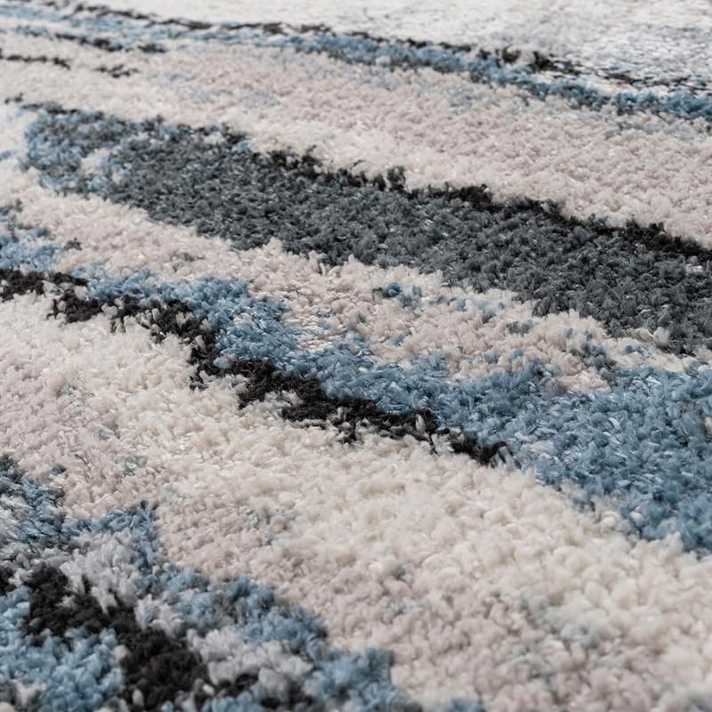 Watercolor Abstract Stripe Woven Area Rug - 5'x7'