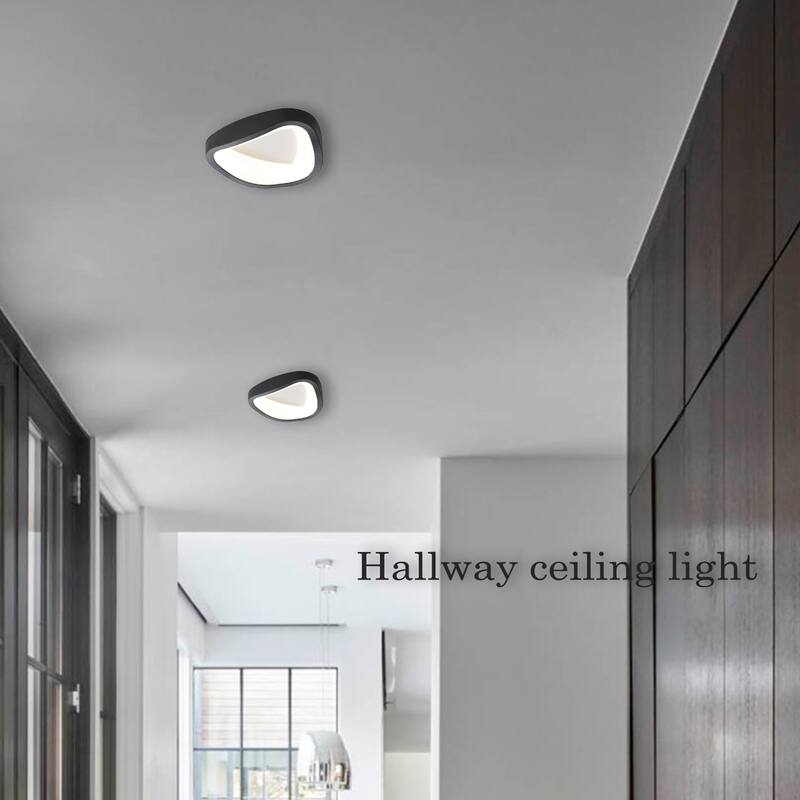 Verona Modern LED Flush Mount Ceiling Light , 8-Inches