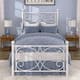 VECELO Metal Bed Frame with High Headboard and Footboard, Platform Beds with Heavy Duty Mattress Foundation