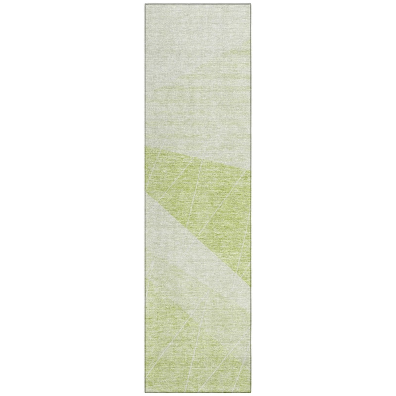 Machine Washable Indoor/ Outdoor Chantille Modern Prism Rug