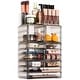 preview thumbnail 1 of 26, Sorbus Cosmetic Makeup and Jewelry Storage Case with 12 Drawers and 16 Slots - 4-Piece Set Clear - Black